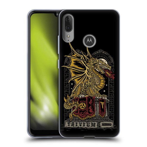 Trivium Graphics Big Dragon Soft Gel Case for Motorola Moto E6 Plus