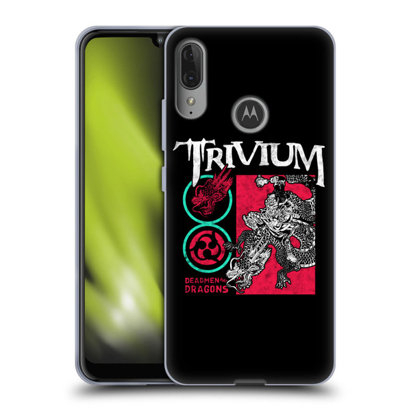 Trivium Graphics Deadmen And Dragons Date Soft Gel Case for Motorola Moto E6 Plus