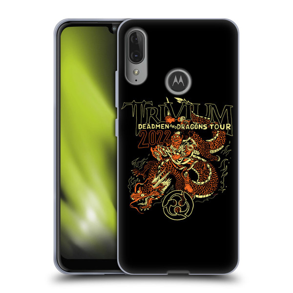 Trivium Graphics Deadmen And Dragons Soft Gel Case for Motorola Moto E6 Plus