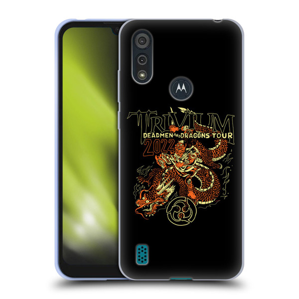 Trivium Graphics Deadmen And Dragons Soft Gel Case for Motorola Moto E6s (2020)