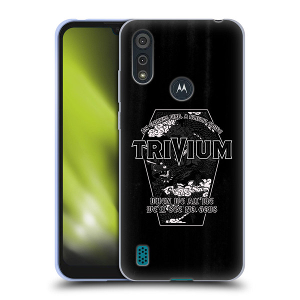 Trivium Graphics No Gods Soft Gel Case for Motorola Moto E6s (2020)