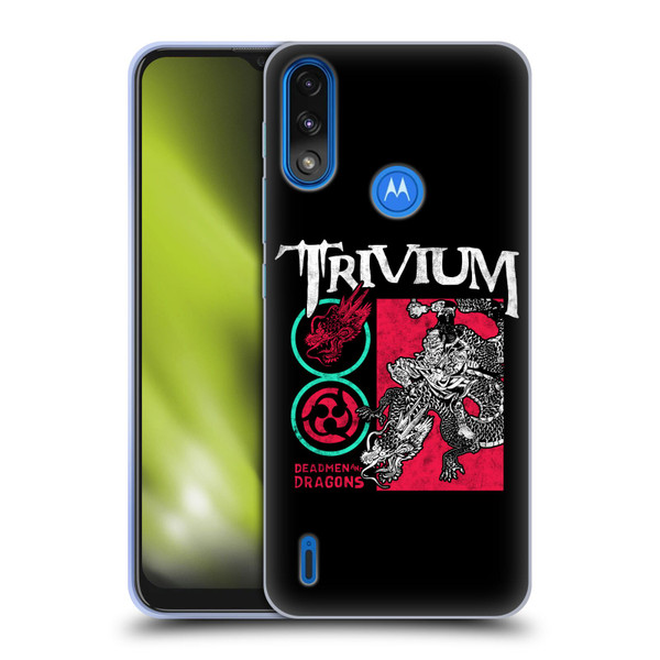 Trivium Graphics Deadmen And Dragons Date Soft Gel Case for Motorola Moto E7 Power / Moto E7i Power
