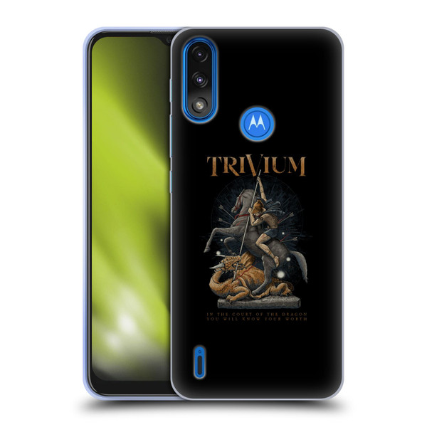 Trivium Graphics Dragon Slayer Soft Gel Case for Motorola Moto E7 Power / Moto E7i Power