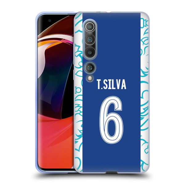 Chelsea Football Club 2022/23 Players Home Kit Thiago Silva Soft Gel Case for Xiaomi Mi 10 5G / Mi 10 Pro 5G
