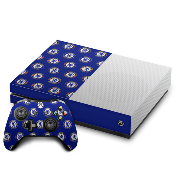 Chelsea Football Club Art Logo Pattern Vinyl Sticker Skin Decal Cover for Microsoft One S Console & Controller