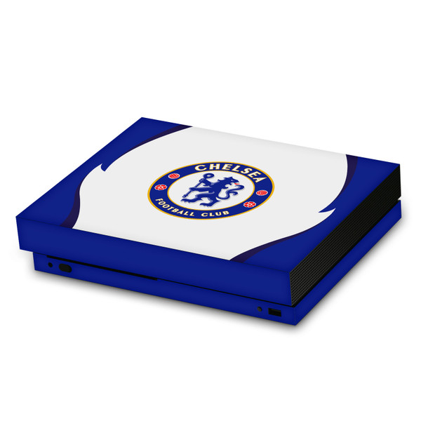Chelsea Football Club Art Side Details Vinyl Sticker Skin Decal Cover for Microsoft Xbox One X Console