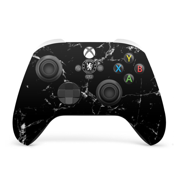 Chelsea Football Club Art Black Marble Vinyl Sticker Skin Decal Cover for Microsoft Xbox Series X / Series S Controller