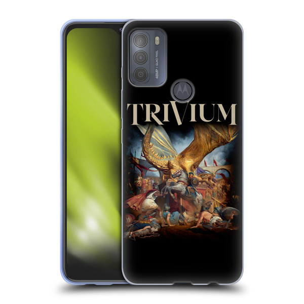 Trivium Graphics In The Court Of The Dragon Soft Gel Case for Motorola Moto G50