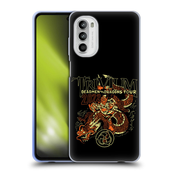 Trivium Graphics Deadmen And Dragons Soft Gel Case for Motorola Moto G52