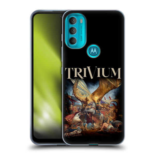 Trivium Graphics In The Court Of The Dragon Soft Gel Case for Motorola Moto G71 5G