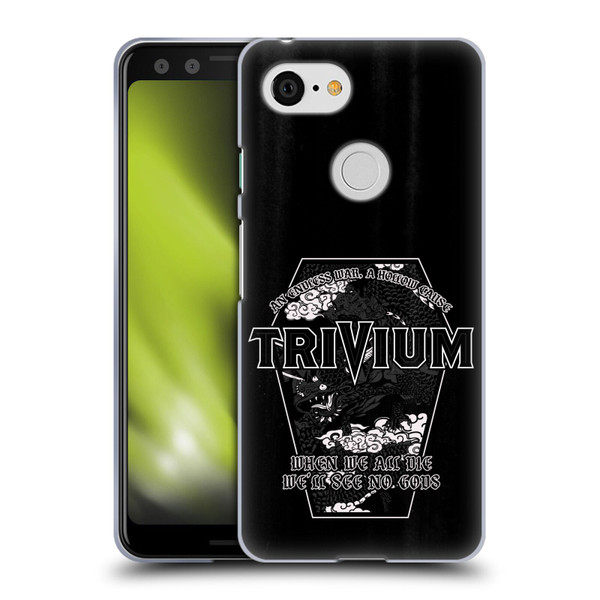 Trivium Graphics No Gods Soft Gel Case for Google Pixel 3