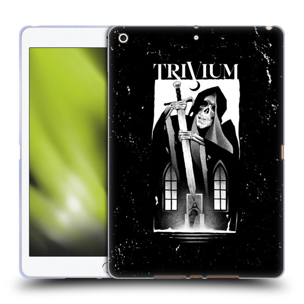 Trivium Graphics Skeleton Sword Soft Gel Case for Apple iPad 10.2 2019/2020/2021