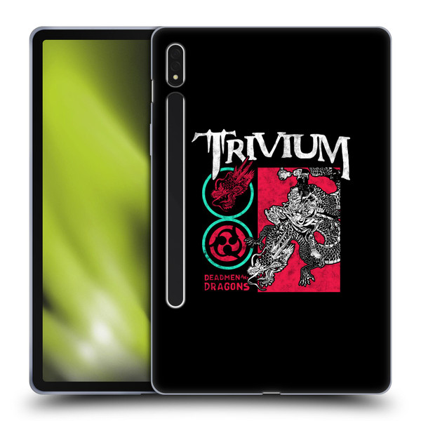 Trivium Graphics Deadmen And Dragons Date Soft Gel Case for Samsung Galaxy Tab S8
