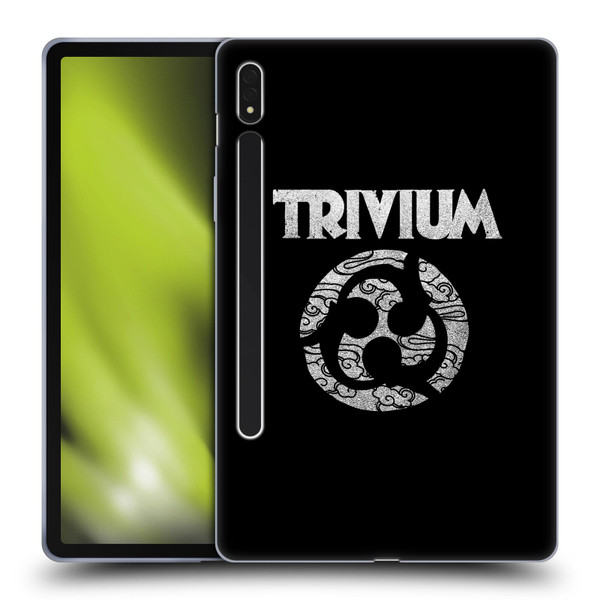 Trivium Graphics Swirl Logo Soft Gel Case for Samsung Galaxy Tab S8