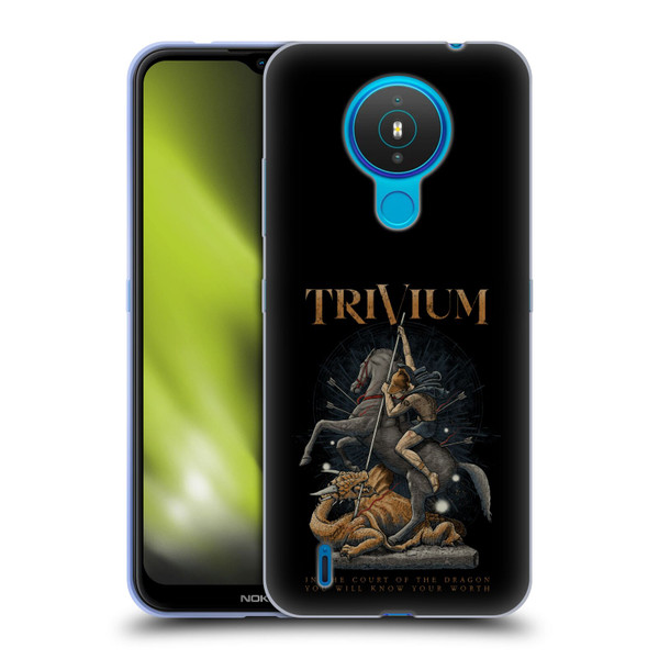 Trivium Graphics Dragon Slayer Soft Gel Case for Nokia 1.4