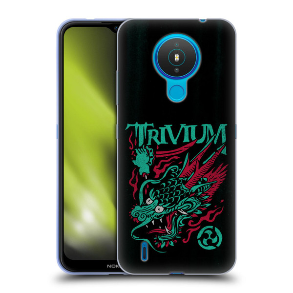 Trivium Graphics Screaming Dragon Soft Gel Case for Nokia 1.4