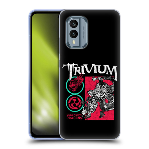 Trivium Graphics Deadmen And Dragons Date Soft Gel Case for Nokia X30