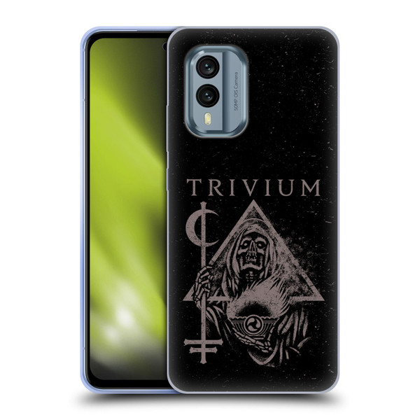 Trivium Graphics Reaper Triangle Soft Gel Case for Nokia X30