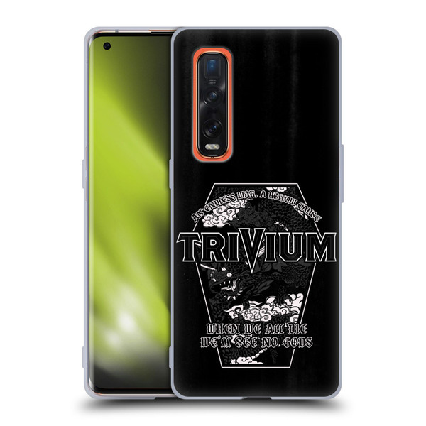 Trivium Graphics No Gods Soft Gel Case for OPPO Find X2 Pro 5G