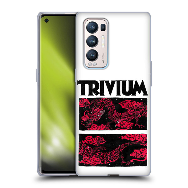 Trivium Graphics Double Dragons Soft Gel Case for OPPO Find X3 Neo / Reno5 Pro+ 5G