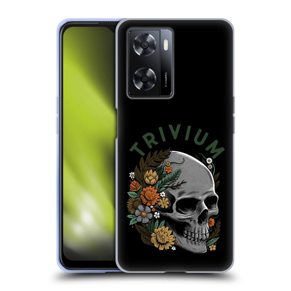 Trivium Graphics Skelly Flower Soft Gel Case for OPPO A57s