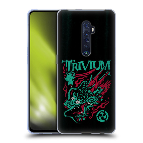 Trivium Graphics Screaming Dragon Soft Gel Case for OPPO Reno 2
