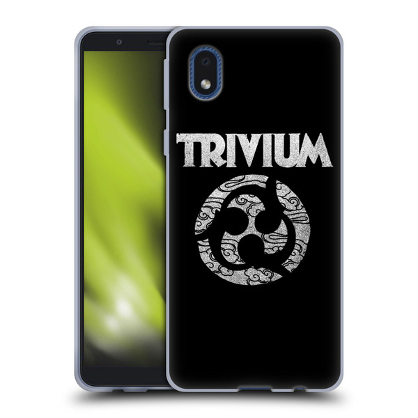 Trivium Graphics Swirl Logo Soft Gel Case for Samsung Galaxy A01 Core (2020)