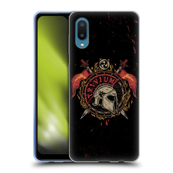 Trivium Graphics Knight Helmet Soft Gel Case for Samsung Galaxy A02/M02 (2021)