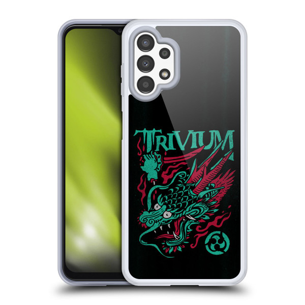 Trivium Graphics Screaming Dragon Soft Gel Case for Samsung Galaxy A13 (2022)