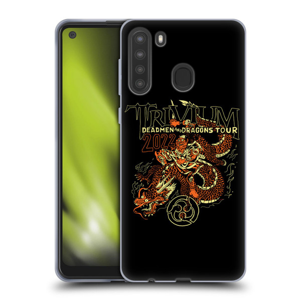 Trivium Graphics Deadmen And Dragons Soft Gel Case for Samsung Galaxy A21 (2020)