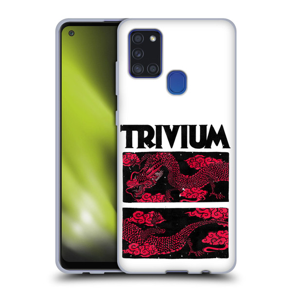 Trivium Graphics Double Dragons Soft Gel Case for Samsung Galaxy A21s (2020)