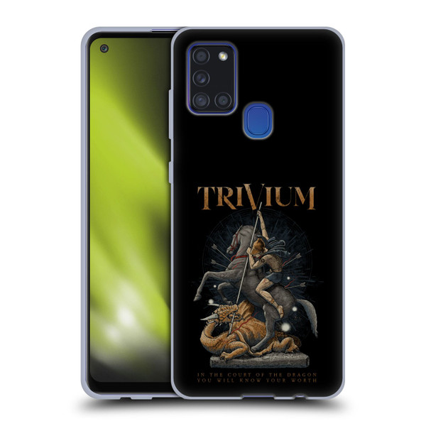 Trivium Graphics Dragon Slayer Soft Gel Case for Samsung Galaxy A21s (2020)