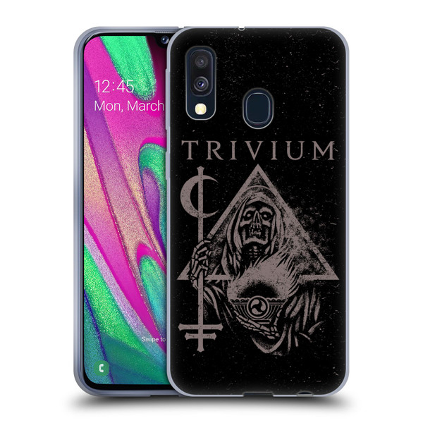 Trivium Graphics Reaper Triangle Soft Gel Case for Samsung Galaxy A40 (2019)