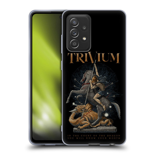 Trivium Graphics Dragon Slayer Soft Gel Case for Samsung Galaxy A52 / A52s / 5G (2021)