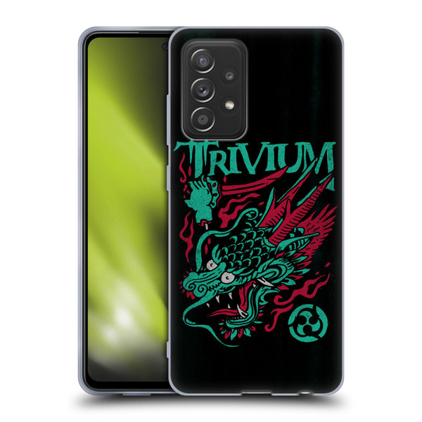 Trivium Graphics Screaming Dragon Soft Gel Case for Samsung Galaxy A52 / A52s / 5G (2021)