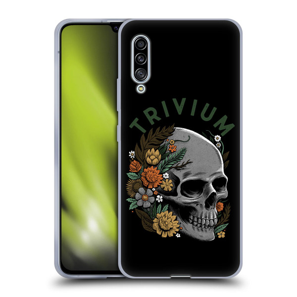 Trivium Graphics Skelly Flower Soft Gel Case for Samsung Galaxy A90 5G (2019)