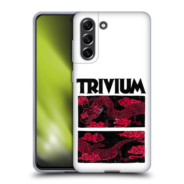 Trivium Graphics Double Dragons Soft Gel Case for Samsung Galaxy S21 FE 5G