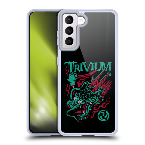Trivium Graphics Screaming Dragon Soft Gel Case for Samsung Galaxy S21 5G
