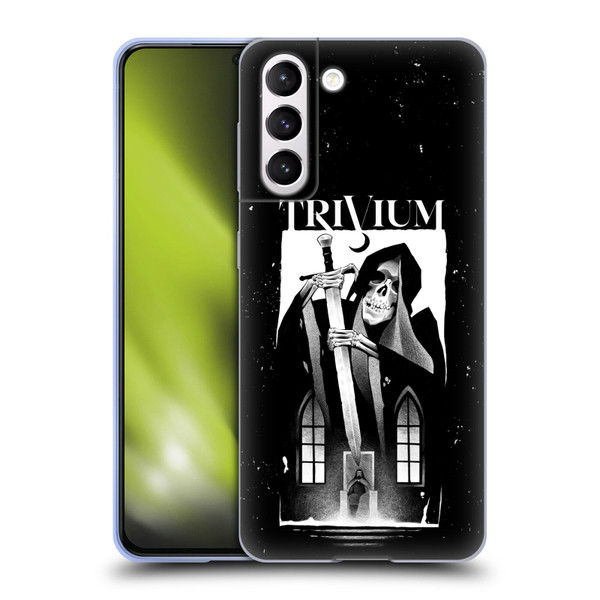 Trivium Graphics Skeleton Sword Soft Gel Case for Samsung Galaxy S21 5G