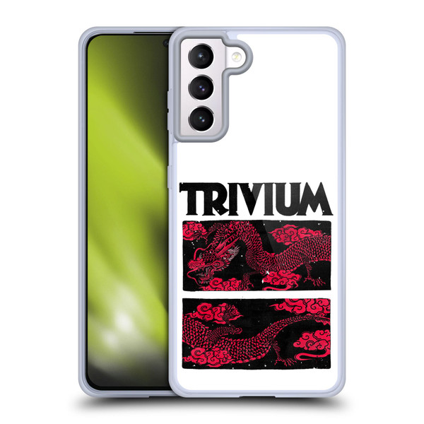 Trivium Graphics Double Dragons Soft Gel Case for Samsung Galaxy S21+ 5G
