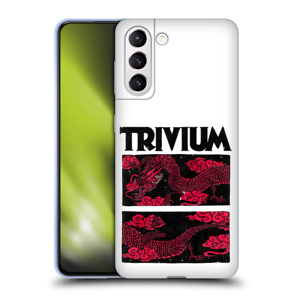 Trivium Graphics Double Dragons Soft Gel Case for Samsung Galaxy S21+ 5G
