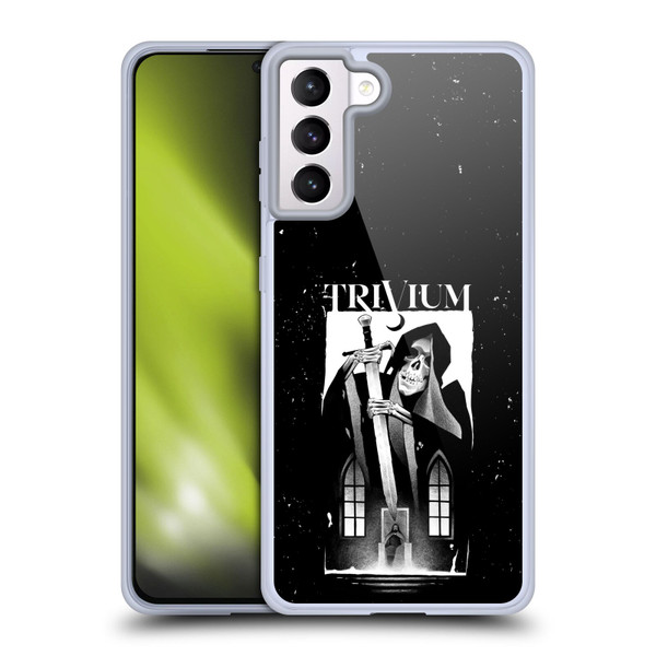 Trivium Graphics Skeleton Sword Soft Gel Case for Samsung Galaxy S21+ 5G