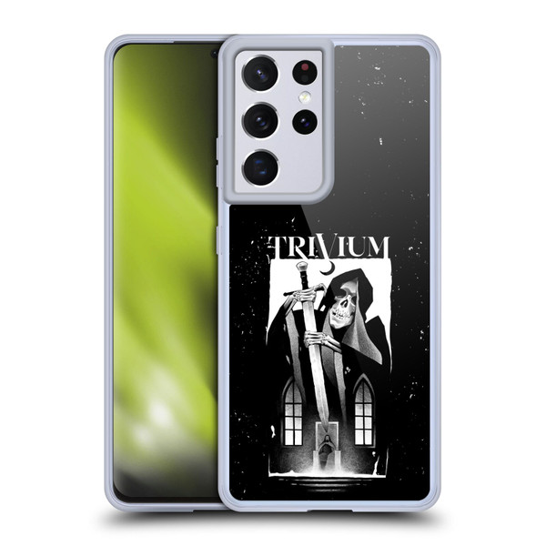 Trivium Graphics Skeleton Sword Soft Gel Case for Samsung Galaxy S21 Ultra 5G