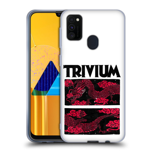 Trivium Graphics Double Dragons Soft Gel Case for Samsung Galaxy M30s (2019)/M21 (2020)