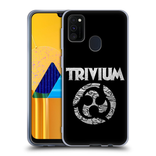 Trivium Graphics Swirl Logo Soft Gel Case for Samsung Galaxy M30s (2019)/M21 (2020)