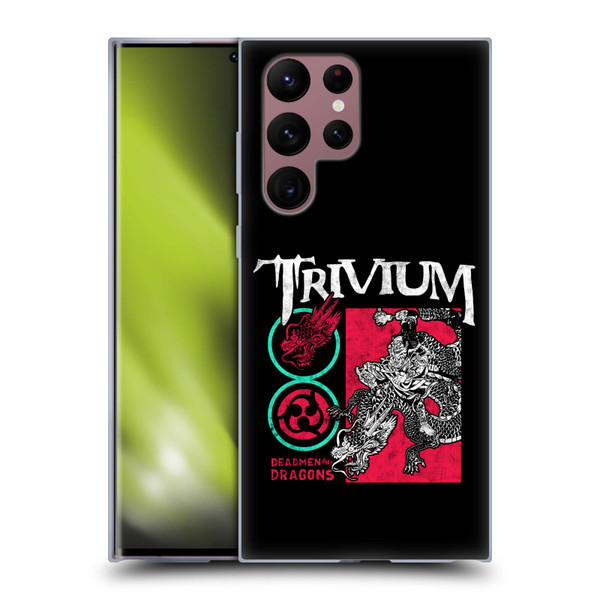 Trivium Graphics Deadmen And Dragons Date Soft Gel Case for Samsung Galaxy S22 Ultra 5G