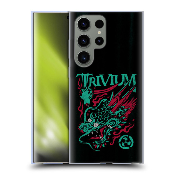 Trivium Graphics Screaming Dragon Soft Gel Case for Samsung Galaxy S23 Ultra 5G