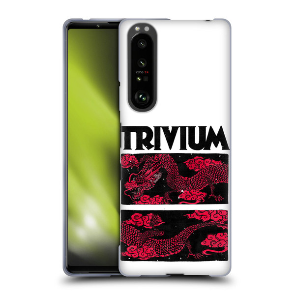 Trivium Graphics Double Dragons Soft Gel Case for Sony Xperia 1 III