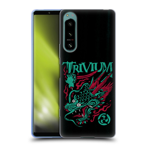 Trivium Graphics Screaming Dragon Soft Gel Case for Sony Xperia 5 IV