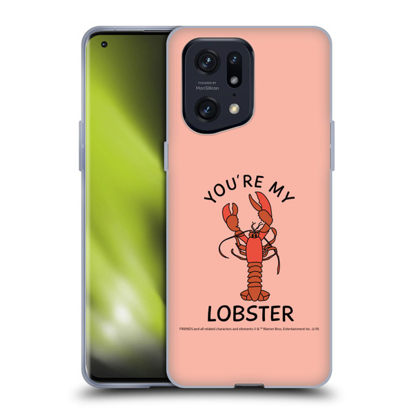 Friends TV Show Iconic Lobster Soft Gel Case for OPPO Find X5 Pro